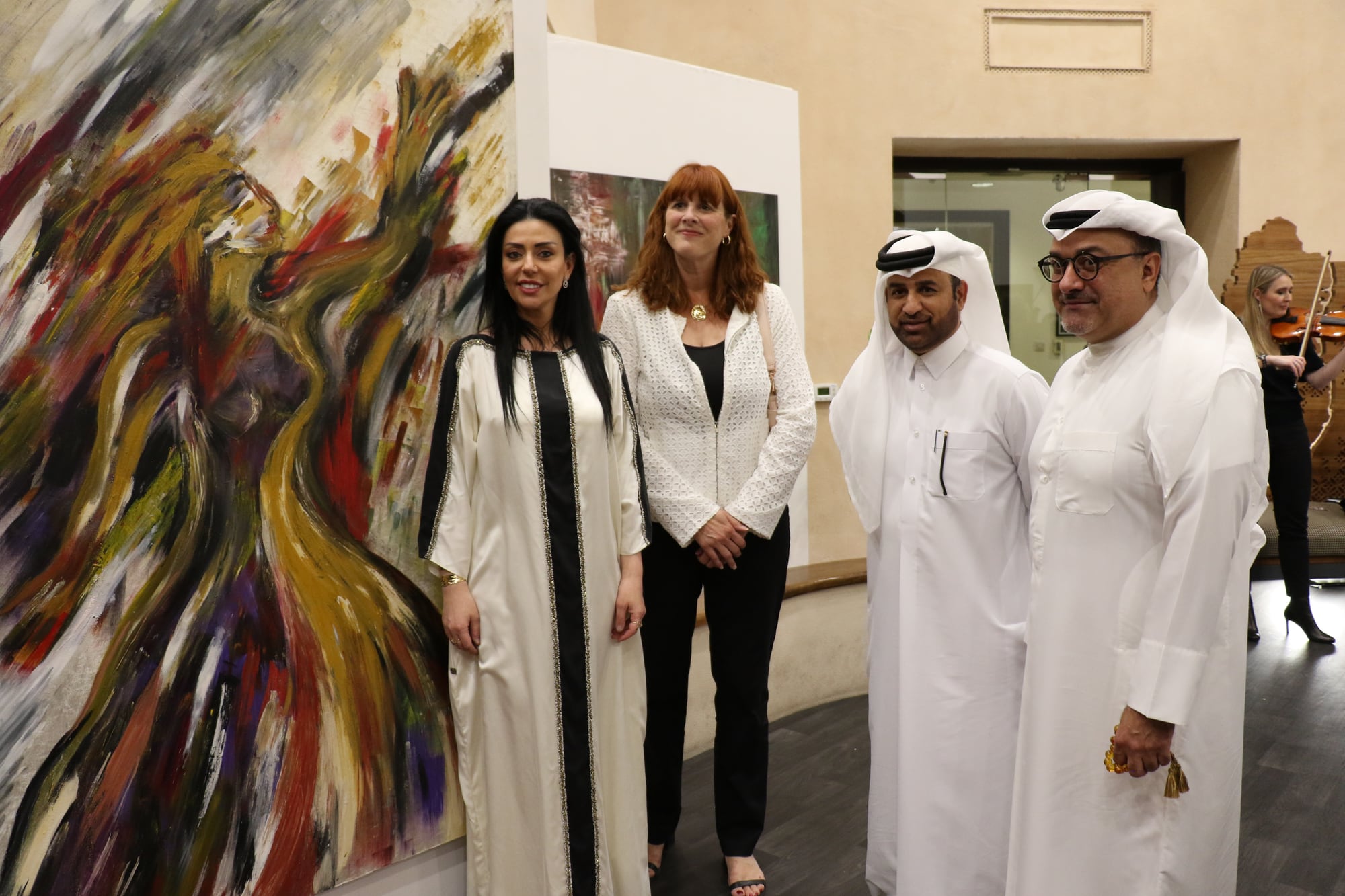 Chef Zarmig at an art event